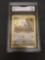 GMA Graded 1999 Pokemon Base Set Unlimited #61 RATTATA Trading Card - VG+ 3.5
