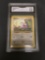 GMA Graded 1999 Pokemon Base Set Unlimited #61 RATTATA Trading Card - VG+ 3.5