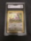 GMA Graded 1999 Pokemon Base Set Unlimited #61 RATTATA Trading Card - VG+ 3.5