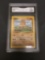 GMA Graded 1999 Pokemon Base Set Unlimited #47 DIGLETT Trading Card - VG+ 3.5