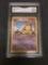 GMA Graded 1999 Pokemon Base Set Unlimited #43 ABRA Trading Card - VG+ 3.5