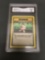 GMA Graded 1999 Pokemon Fossil #61 RECYCLE Trading Card - NM-MT 8