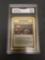 GMA Graded 1999 Pokemon Fossil #62 MYSTERIOUS FOSSIL Trading Card - NM-MT+ 8.5