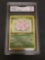 GMA Graded 1999 Pokemon Jungle 1st Edition #52 EXEGGCUTE Trading Card - NM 7