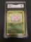 GMA Graded 1999 Pokemon Jungle #52 EXEGGCUTE Trading Card - MINT 9