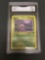 GMA Graded 1999 Pokemon Fossil #48 GRIMER Trading Card - NM+ 7.5