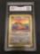 GMA Graded 1999 Pokemon Fossil #19 DRAGONITE Trading Card - NM-MT+ 8.5