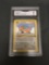 GMA Graded 1999 Pokeon Black Star Movie Promo #5 DRAGONITE Trading Card - NM 7