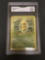 GMA Graded 1999 Pokemon Base Set Unlimited #33 KAKUNA Trading Card - NM-MT+ 8.5