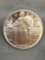 1 Troy Ounce .999 Fine Silver Standing Liberty Silver Bullion Round Coin - Part Naked