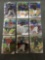 9 Card Lot of Bowman Chrome Baseball Prospect REFRACTOR ROOKIE Cards from Massive Collection