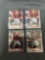 4 Card Lot of NICK SENZEL Cincinnati Reds ROOKIE Baseball Cards