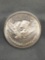 1 Troy Ounce .999 Fine Silver Eagle & American Flag Silver Trade Unit Silver Bullion Round Coin