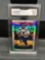 GMA Graded 2014 Topps Chrome Refractor RUSSELL WILSON Seahawks Football Card - GEM MINT 10