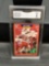 GMA Graded 1989 Pro Set #494 BARRY SANDERS Lions ROOKIE Football Card - MINT 9