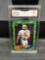 GMA Graded 1986 Topps #374 STEVE YOUNG 49ers ROOKIE Football Card - NM 7