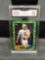 GMA Graded 1986 Topps #374 STEVE YOUNG 49ers ROOKIE Football Card - NM+ 7.5