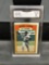 GMA Graded 1972 Topps #300 HANK AARON In Action Braves Vintage Baseball Card - EX-NM 6