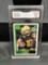 GMA Graded 2020 Score #362 JUSTIN HERBERT Chargers ROOKIE Football Card - GEM MINT 10