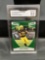 GMA Graded 2020 Panini Contenders Draft Class JUSTIN HERBERT Chargers ROOKIE Football Card - NM-MT+