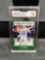 GMA Graded 2020 Panini Contenders Draft Game Day JUSTIN HERBERT Chargers ROOKIE Football Card - GEM