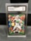 GMA Graded 2020 Chronicles Draft Playoff JUSTIN HERBERT Chargers ROOKIE Football Card - MINT 9