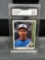 GMA Graded 1989 Upper Deck #25 RANDY JOHNSON Mariners ROOKIE Baseball Card - NM-MT+ 8.5