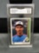 GMA Graded 1989 Upper Deck #25 RANDY JOHNSON Mariners ROOKIE Baseball Card - NM-MT+ 8.5