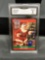 GMA Graded 1990 Pro Set SANTA CLAUS Football Card - NM-MT 8