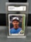 GMA Graded 1989 Upper Deck #25 RANDY JOHNSON Mariners ROOKIE Baseball Card - MINT 9