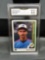 GMA Graded 1989 Upper Deck #25 RANDY JOHNSON Mariners ROOKIE Baseball Card - NM-MT+ 8.5