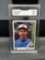 GMA Graded 1989 Upper Deck #25 RANDY JOHNSON Mariners ROOKIE Baseball Card - NM-MT 8