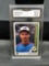 GMA Graded 1989 Upper Deck #25 RANDY JOHNSON Mariners ROOKIE Baseball Card - NM-MT+ 8.5