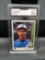 GMA Graded 1989 Upper Deck #25 RANDY JOHNSON Mariners ROOKIE Baseball Card - NM-MT+ 8.5