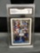 GMA Graded 1992-93 Topps #362 SHAQUILLE O'NEAL Lakers Magic ROOKIE Basketball Card - NM-MT 8
