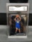 GMA Graded 2018-19 Panini Prizm #212 JACOB EVANS III Warriors ROOKIE Basketball Card - NM+ 7.5