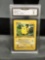 GMA Graded 1999 Pokemon Jungle 1st Edition #60 PIKACHU Trading Card - MINT 9