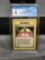 CGC Graded 2000 Pokemon Gym Heroes 1st Edition #116 RECALL TRAINER Trading Card - VG-EX 4