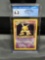 CGC Graded 2000 Pokemon Base 2 Set #1 ALAKAZAM Holofoil Rare Trading Card - EX-NM+ 6.5