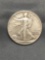 1943 United States Walking Liberty Silver Half Dollar - 90% Silver Coin