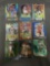 9 Card Lot of Mixed Sports Prizms & Refractors with Rookies & Stars from Huge Collection