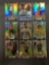9 Card Lot of Mixed Sports Prizms & Refractors with Rookies & Stars from Huge Collection