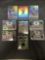 9 Card Lot of Mixed Sports Prizms & Refractors with Rookies & Stars from Huge Collection