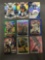 9 Card Lot of Mixed Sports Prizms & Refractors with Rookies & Stars from Huge Collection