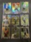 9 Card Lot of Mixed Sports Prizms & Refractors with Rookies & Stars from Huge Collection