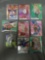 9 Card Lot of Mixed Sports Prizms & Refractors with Rookies & Stars from Huge Collection