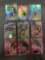 9 Card Lot of Mixed Sports Prizms & Refractors with Rookies & Stars from Huge Collection