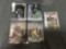 5 Card Lot of 1998 CHARLES WOODSON Raiders Packers ROOKIE Football Cards