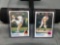 2 Card Lot of 1973 Topps Vintage Orioles Hall of Famer Baseball Cards - Brooks Robinson & Jim Palmer