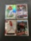 4 Card Lot of 2020 ARISTEDES AQUINO Reds ROOKIE Baseball Cards